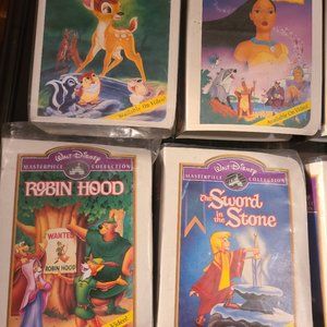 Disney happy meal vhs box figures